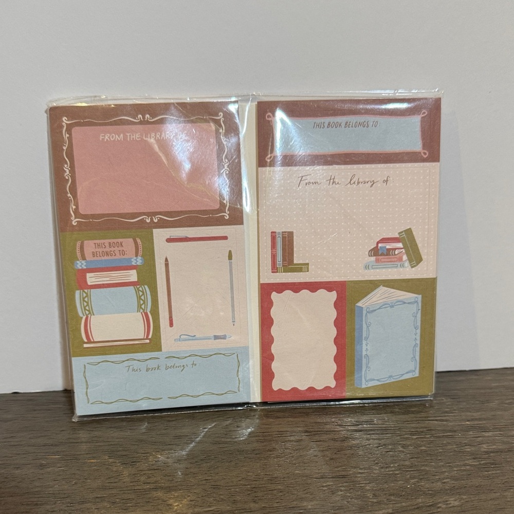 Barnes & Noble Bookplate Sticker Labels 8 Assorted Sizes 80 Label